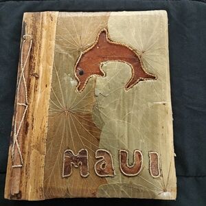 Handcrafted Maui Dolphin Photo Album
